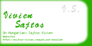 vivien sajtos business card